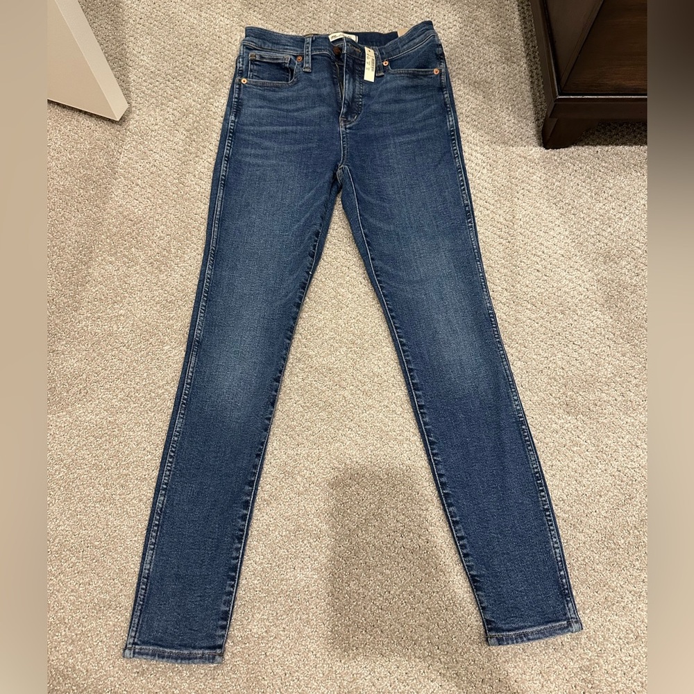 Madewell - 10" High-Rise Skinny Jeans in Wendover Wash: TENCEL™ Denim Edition